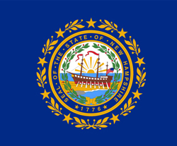 Colonial Flag of New Hampshire
