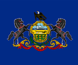 Colonial Flag of Pennsylvania